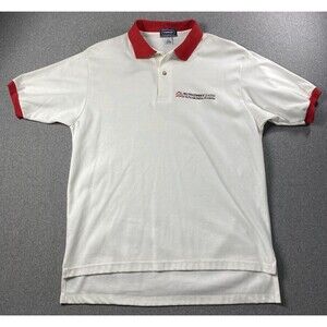 Vantage Custom Classics Mens Polo Shirt Size L 100% Combed Cotton
